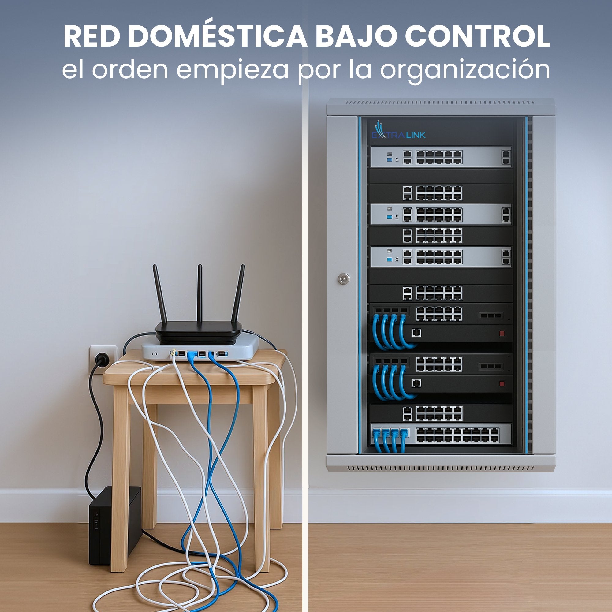 EAN 5903148914374 - Extralink EX.14374 armario rack Bastidor de pared imagen 7