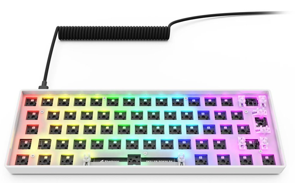 EAN 4044951041862 - Sharkoon SKILLER SGK50 S4 teclado Hogar USB QWERTY Alemán Blanco imagen 5