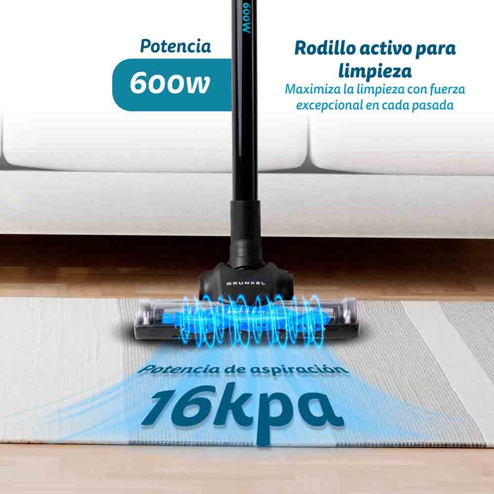 EAN 8426156018362 - Grunkel ASP-ROLLER aspiradora de pie y escoba eléctrica Aspiradora escoba Corriente alterna Secar HEPA Si imagen 5