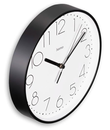 Hama Reloj De Pared Salina, Negro