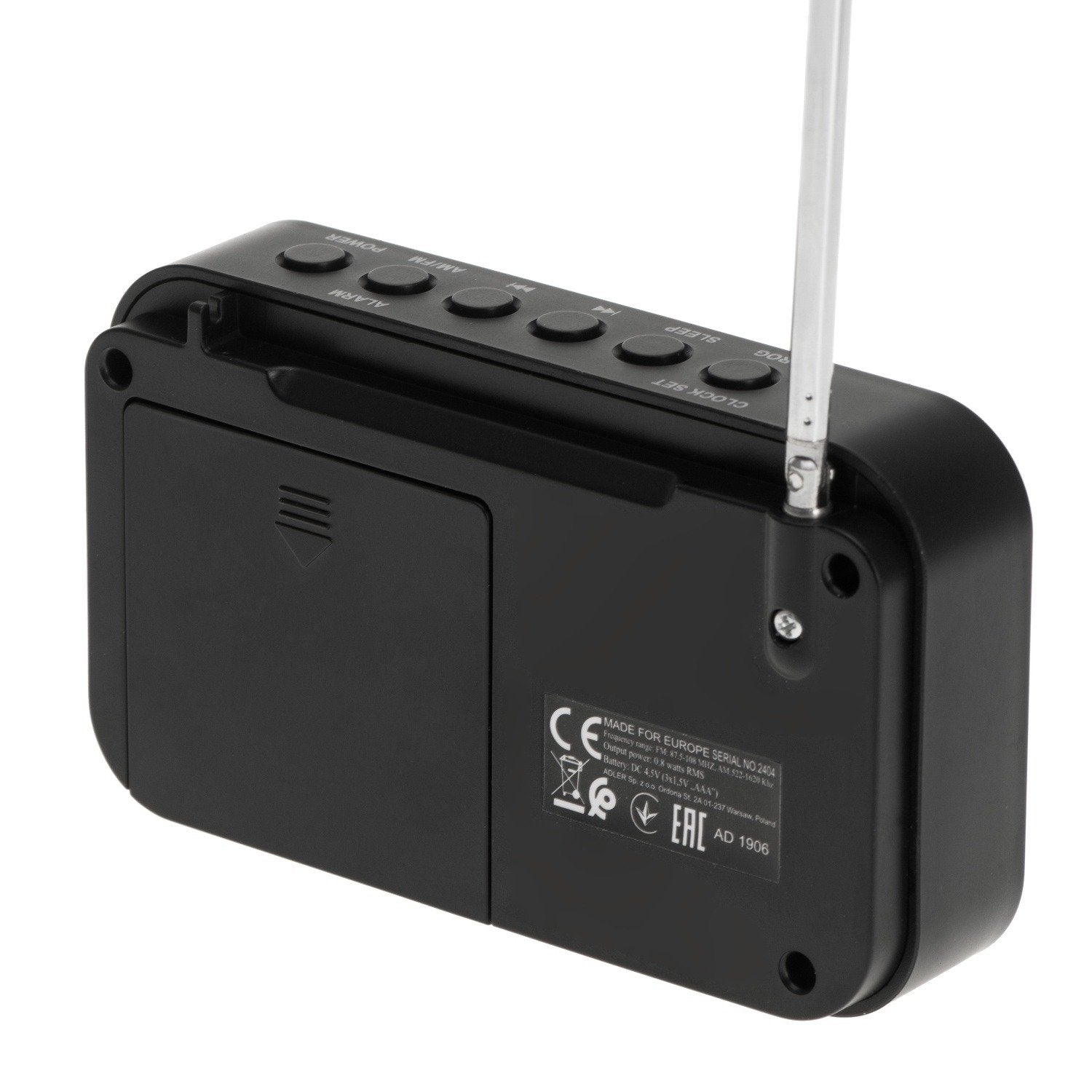 EAN 5905575905499 - Adler AD 1906 radio Portátil Negro imagen 7