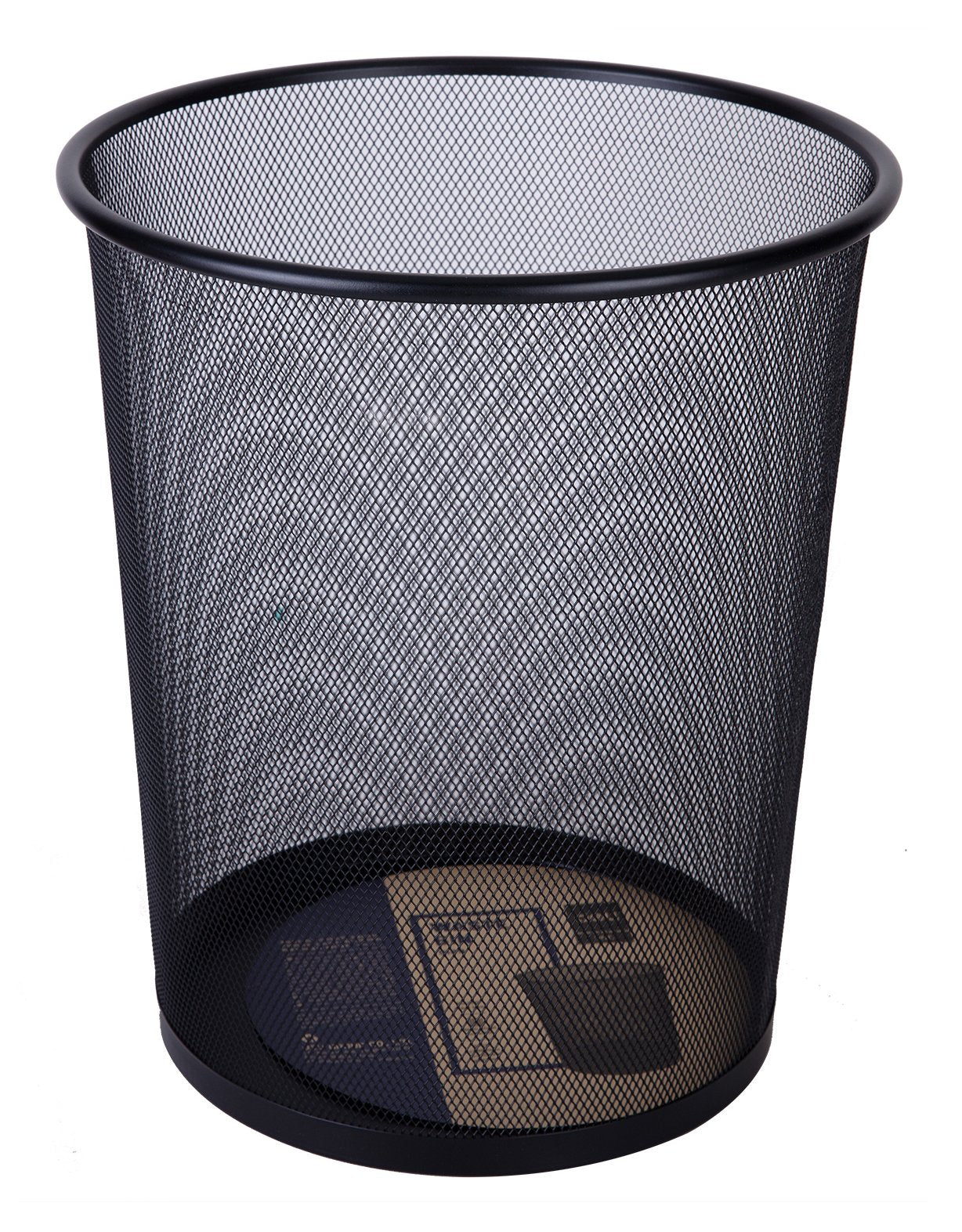 Deli Papelera Grande Metalica 295x240x347mm Negro