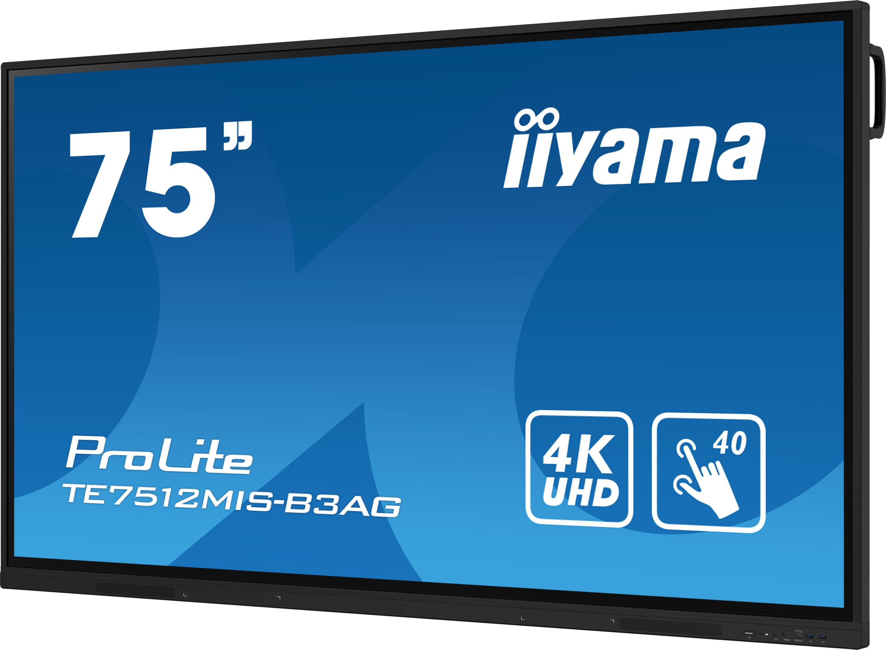 EAN 4948570123704 - iiyama TE7512MIS-B3AG pantalla de señalización Diseño de quiosco 190,5 cm (75") LCD Wifi 400 cd / m² 4K U imagen 4