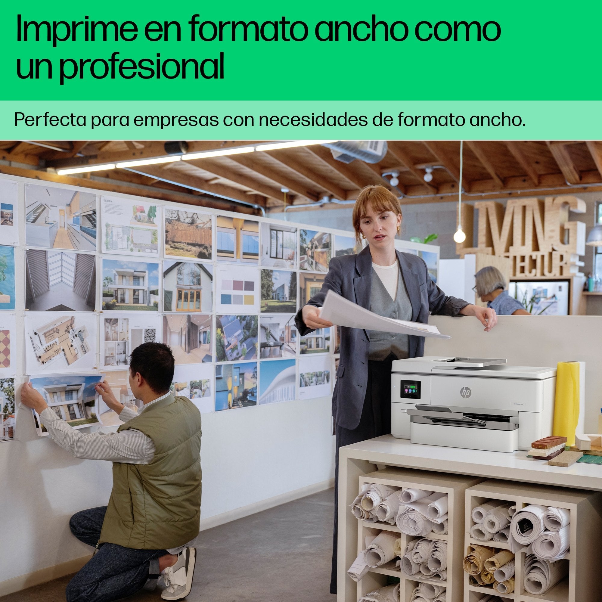 EAN 0196337488038 - HP OfficeJet Pro 9720e WF AiO Printer Inyección de tinta térmica A3 4800 x 1200 DPI 22 ppm Wifi imagen 8