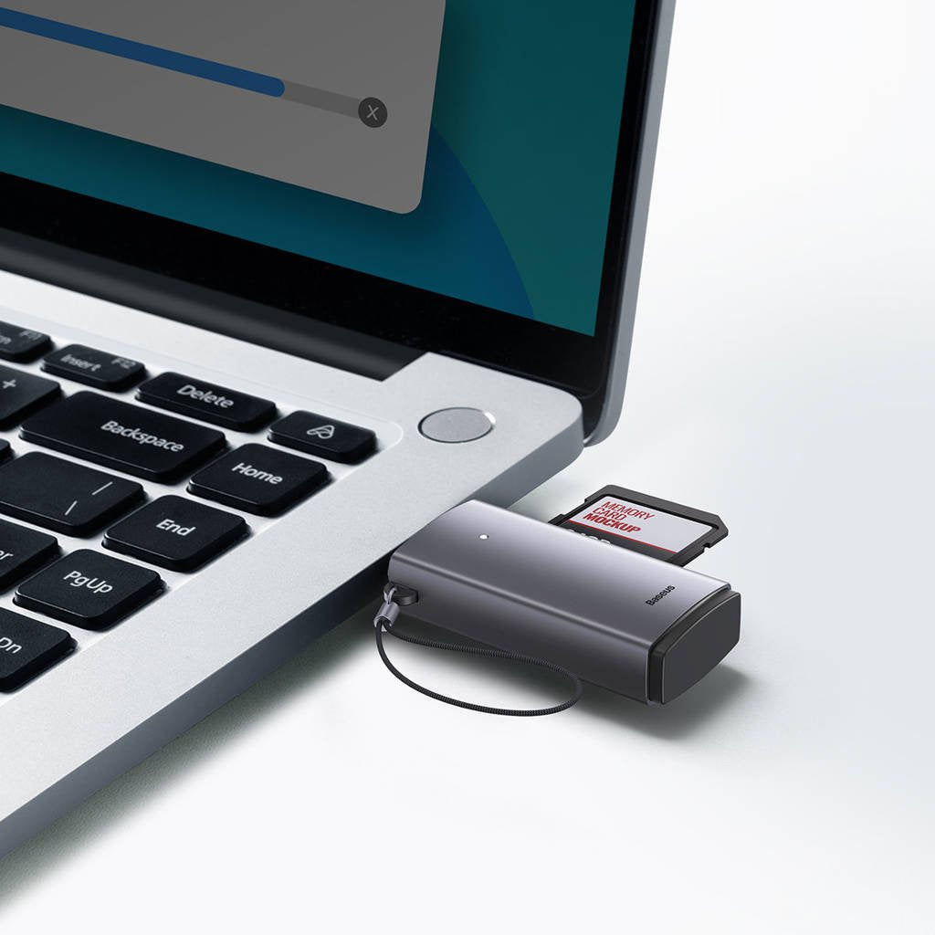 EAN 6932172608194 - Baseus BS-OH069 lector de tarjeta USB 3.0 Type-A/Type-C Gris imagen 10