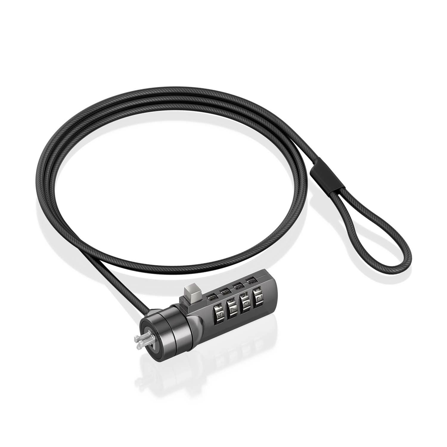 EAN 8435739901212 - AISENS ASLK-D40N03-BK cable antirrobo Negro 1,5 m imagen 3