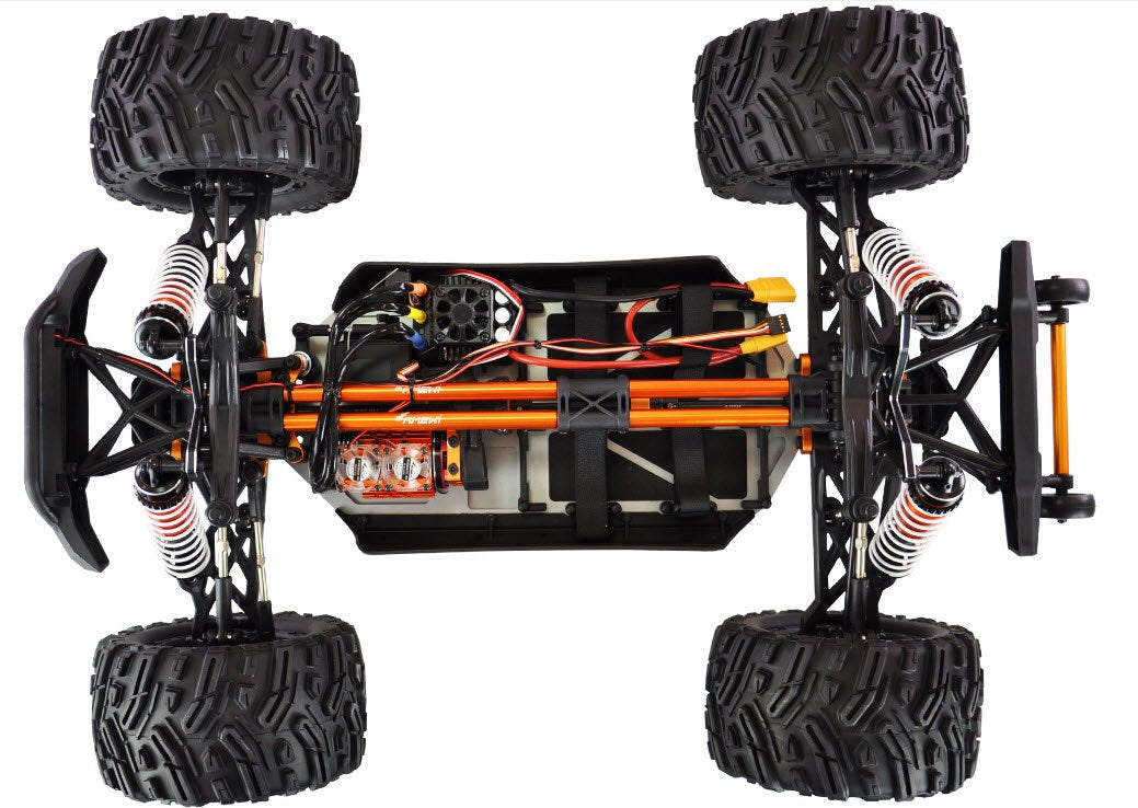 Rc Coche Amewi Amx Mammoth Monmer Truck Sin Batería Plata 14+