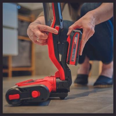 Einhell Cleanexxo, Limpiador De Suelos Duros Rojo, Sin Batería Ni Cargador 3437110