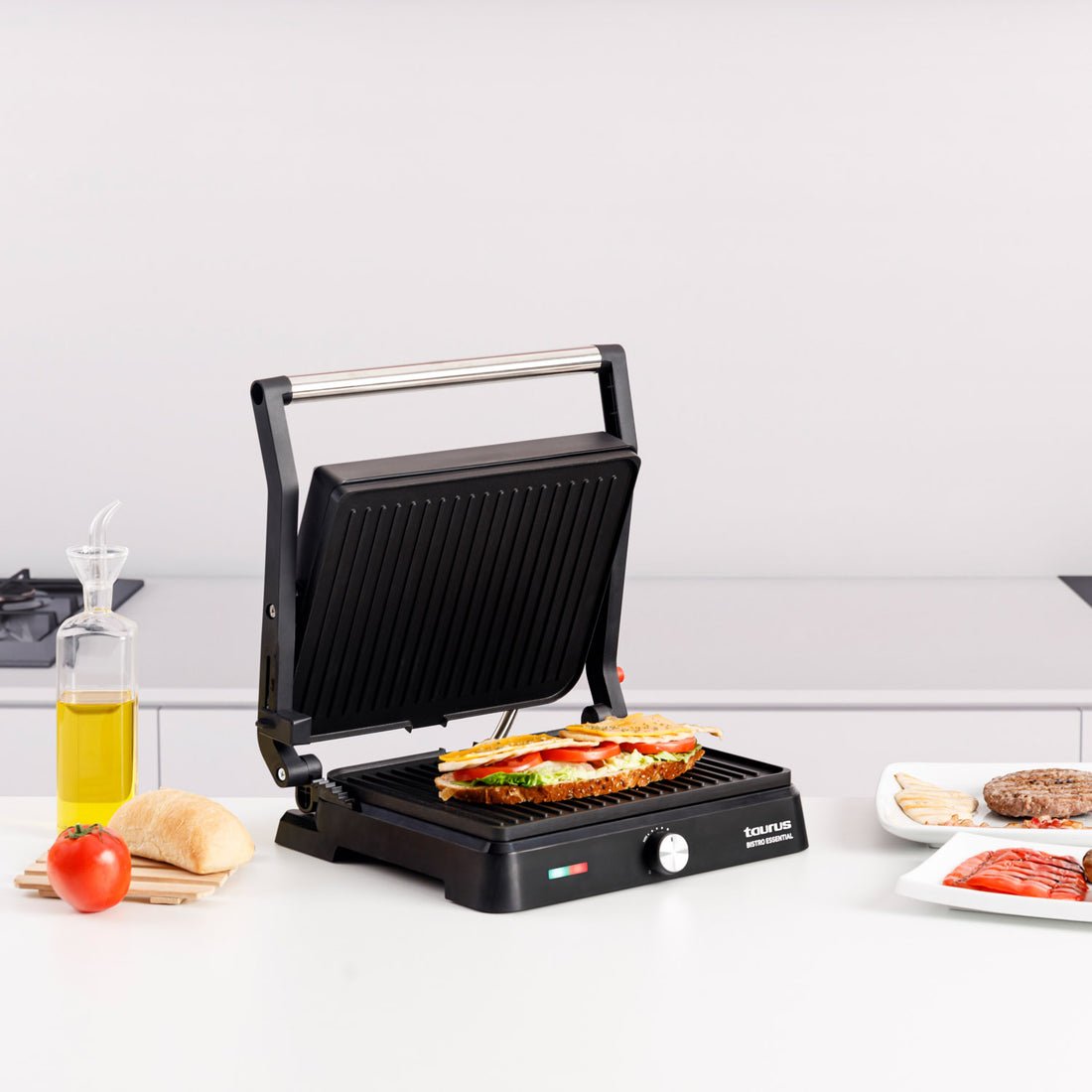 EAN 8414234681492 - Taurus Bistro Essential parrilla eléctrica de contacto imagen 3