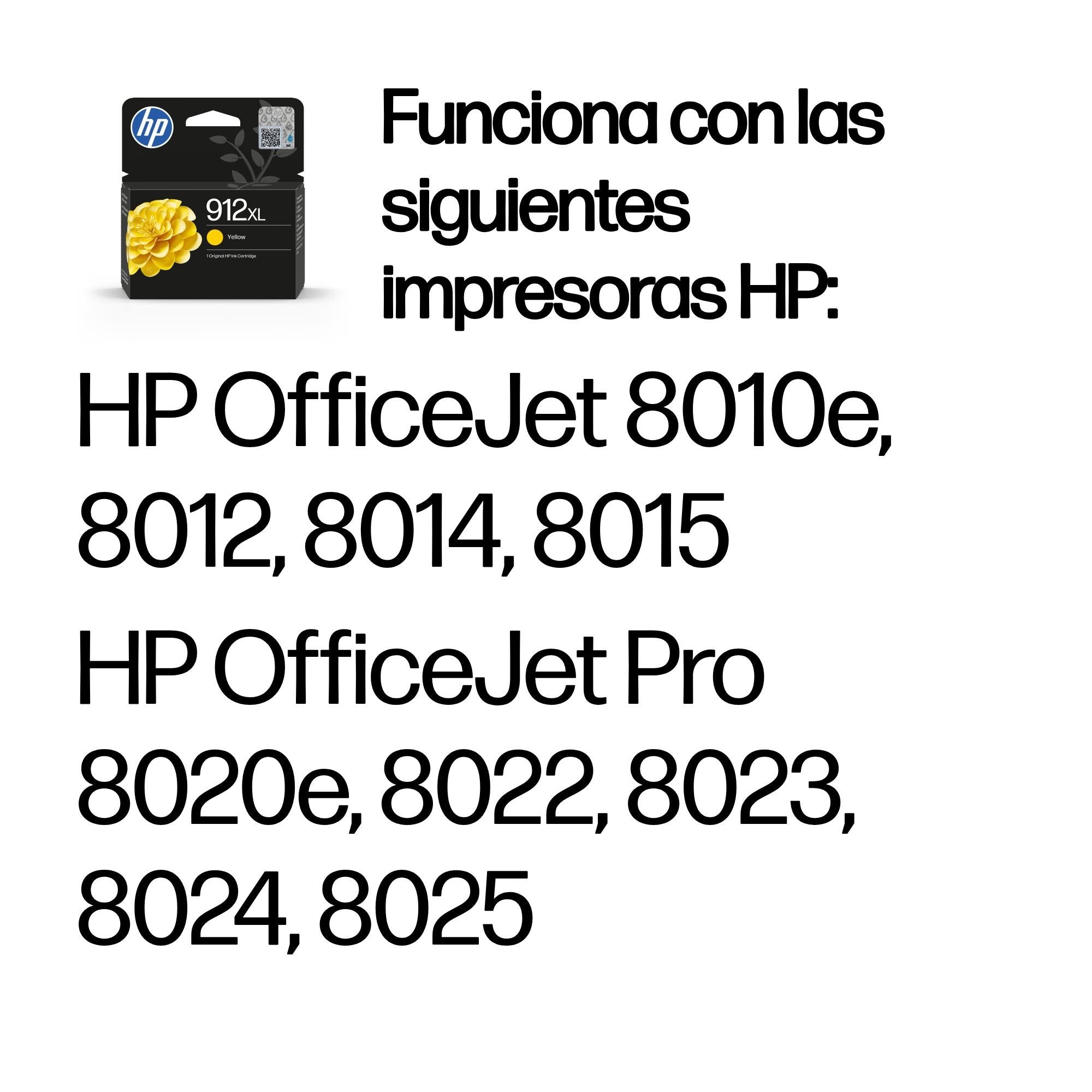 EAN 0192545866941 - HP 912XL High Yield Yellow Original Ink Cartridge cartucho de tinta 1 pieza(s) Alto rendimiento (XL) imagen 2