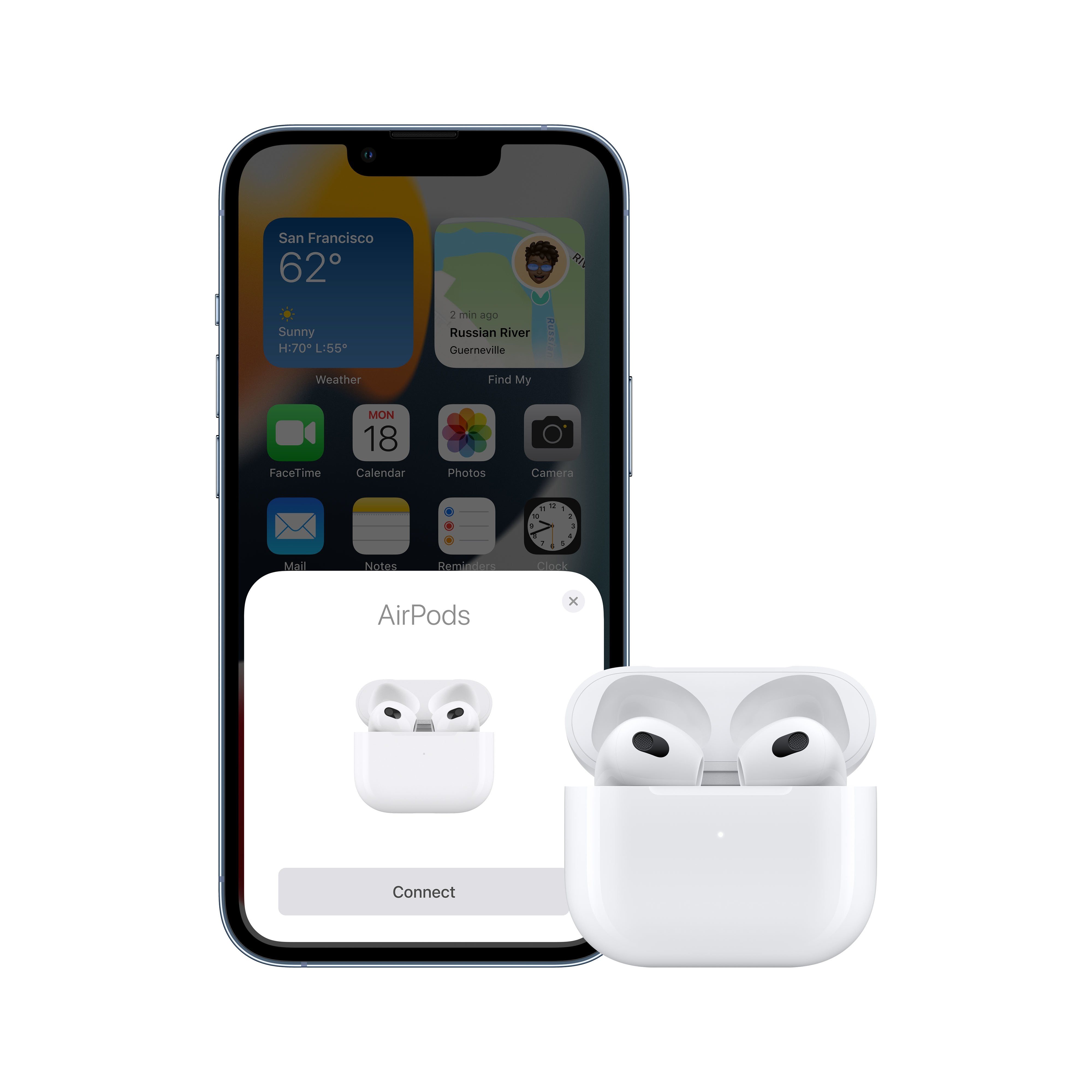 EAN 0194253324140 - Apple AirPods (3rd generation) Auriculares True Wireless Stereo (TWS) Dentro de oído Llamadas/Música Blue imagen 6