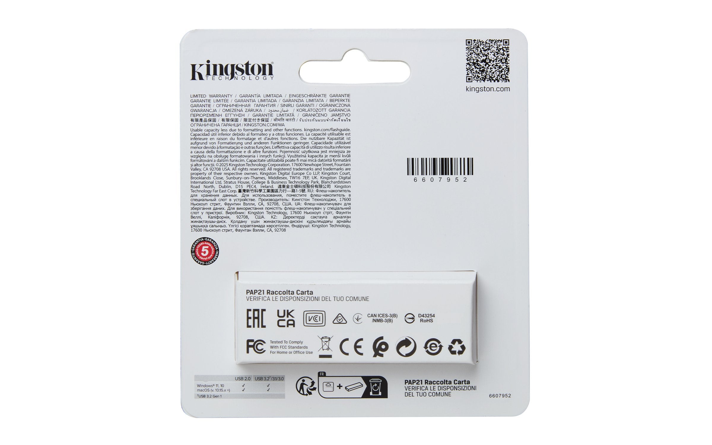 EAN 0740617348651 - Kingston Technology DataTraveler Exodia S unidad flash USB USB tipo A 3.2 Gen 1 (3.1 Gen 1) Negro imagen 4
