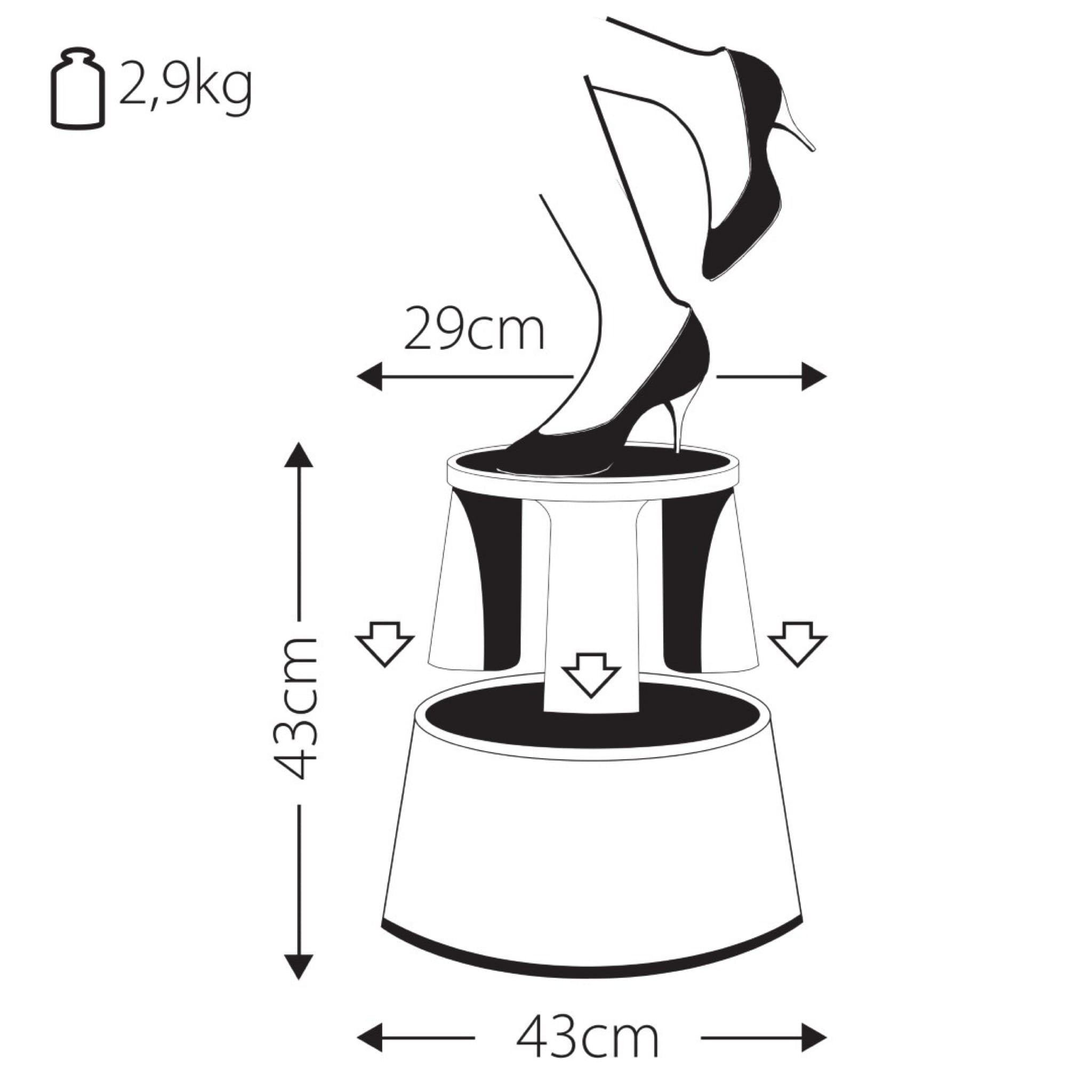 Taburete Ru Es3 Ru2 Niveles Neg
