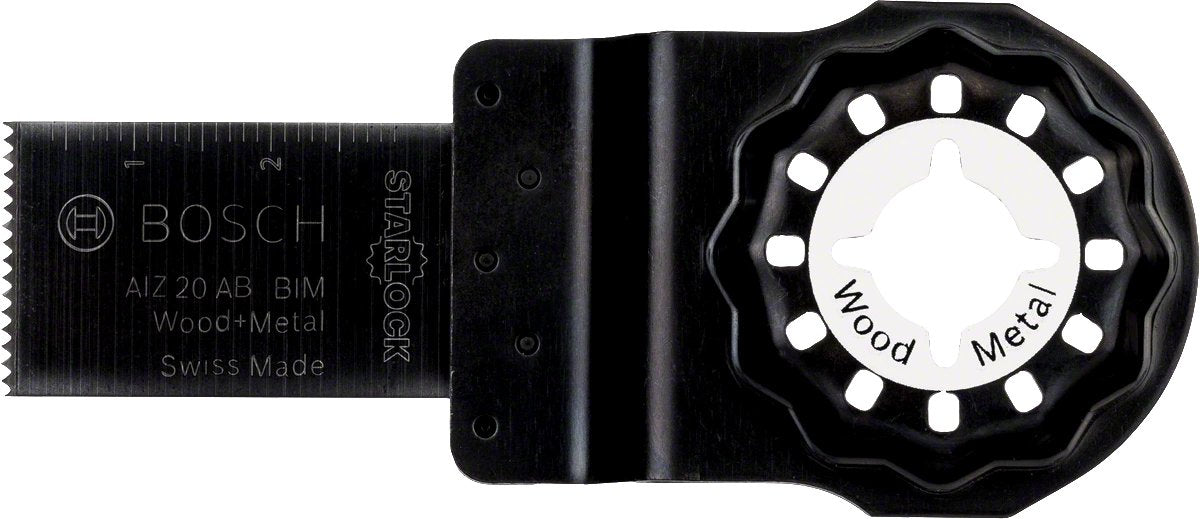 Hoja De Sierra De Inmersión Bosch Professional Aiz 20 Ap Madera + Metal Bim, Ancho 20 Mm 2608661640