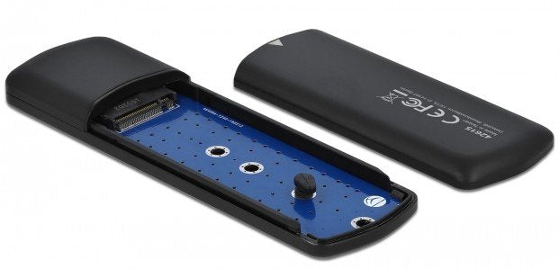 EAN 4043619426157 - DeLOCK 42615 caja para disco duro externo Caja externa para unidad de estado sólido (SSD) Negro M.2 imagen 2
