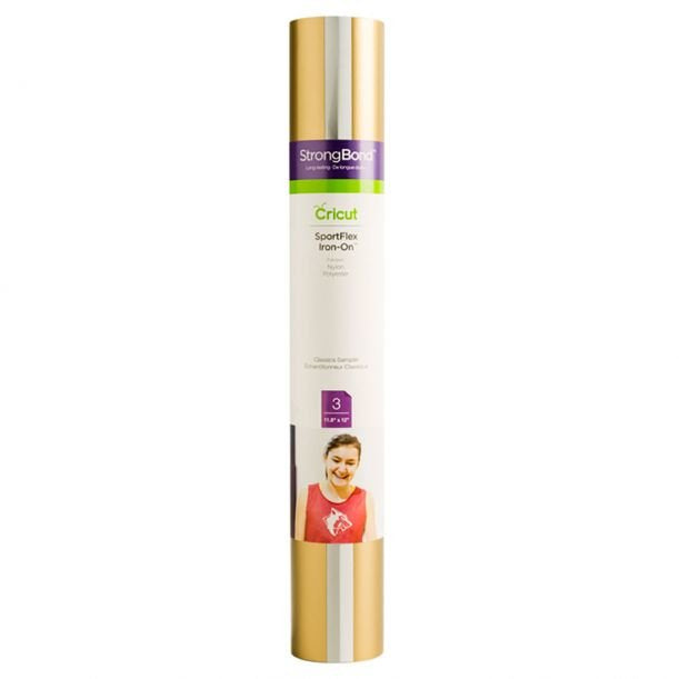 Cricut Sportflex Iron -On Sampler Rollo De Vinilo De Termotransferencia