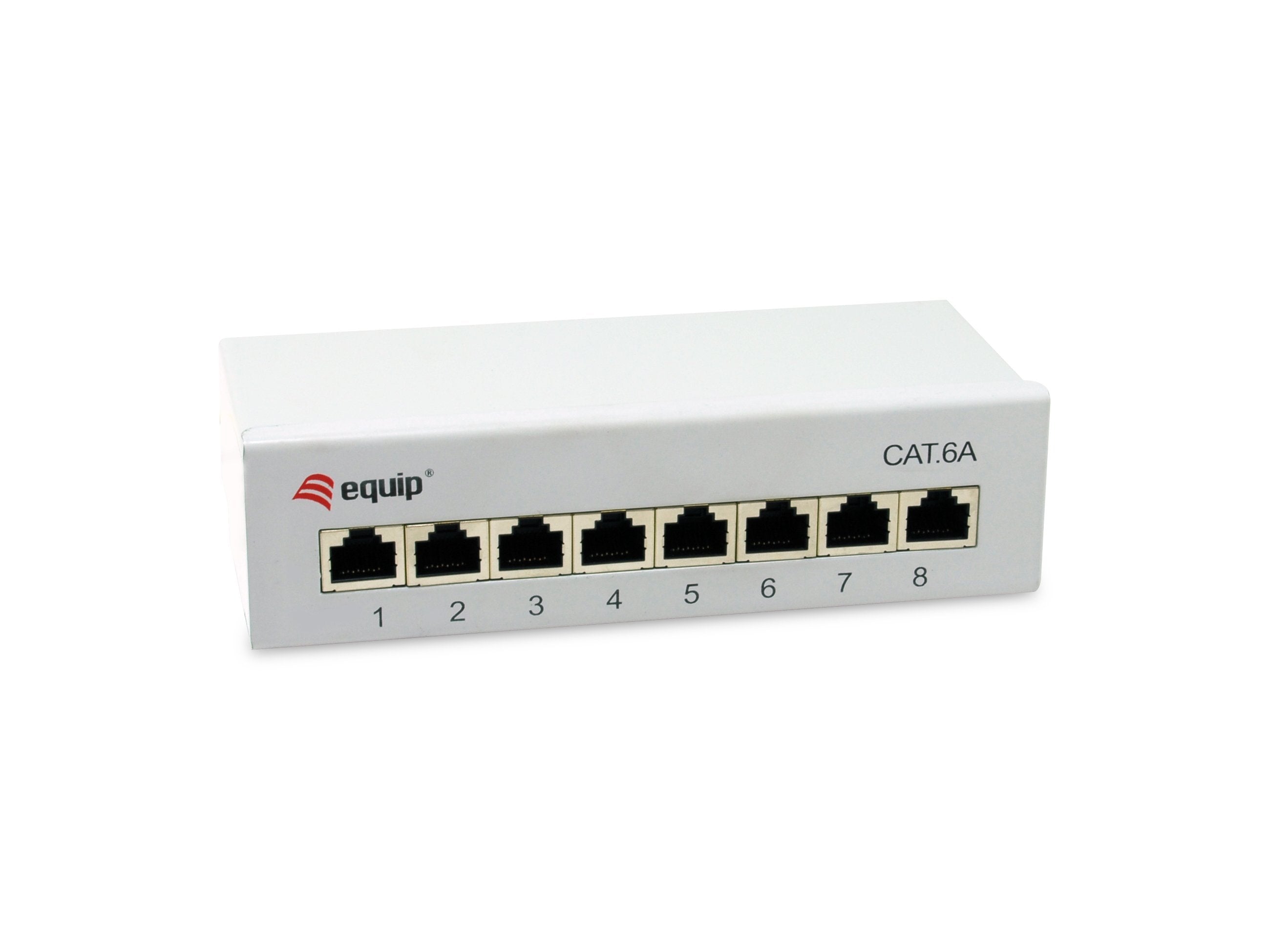Equip Patchpanel 8x Rj45 Cat6a Ftp 1he Keymone Montage Gr