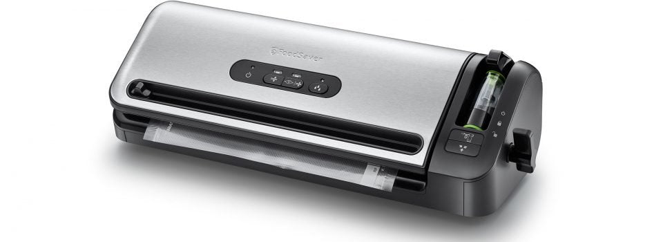 Foodsaver Ffs017x Sistema De Envasado Al Vacío 160w Sellado Automático Incluye 8 Bolsas Y Un Rollo