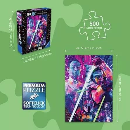 Ravensburger Puzzle Star Wars The Hyperspace Collection: Ahsoka (500 Teile, Large Pieces) 12001340