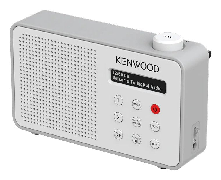 Radio Kenwood Cr-M25dab-W Portátil Digital Blanco