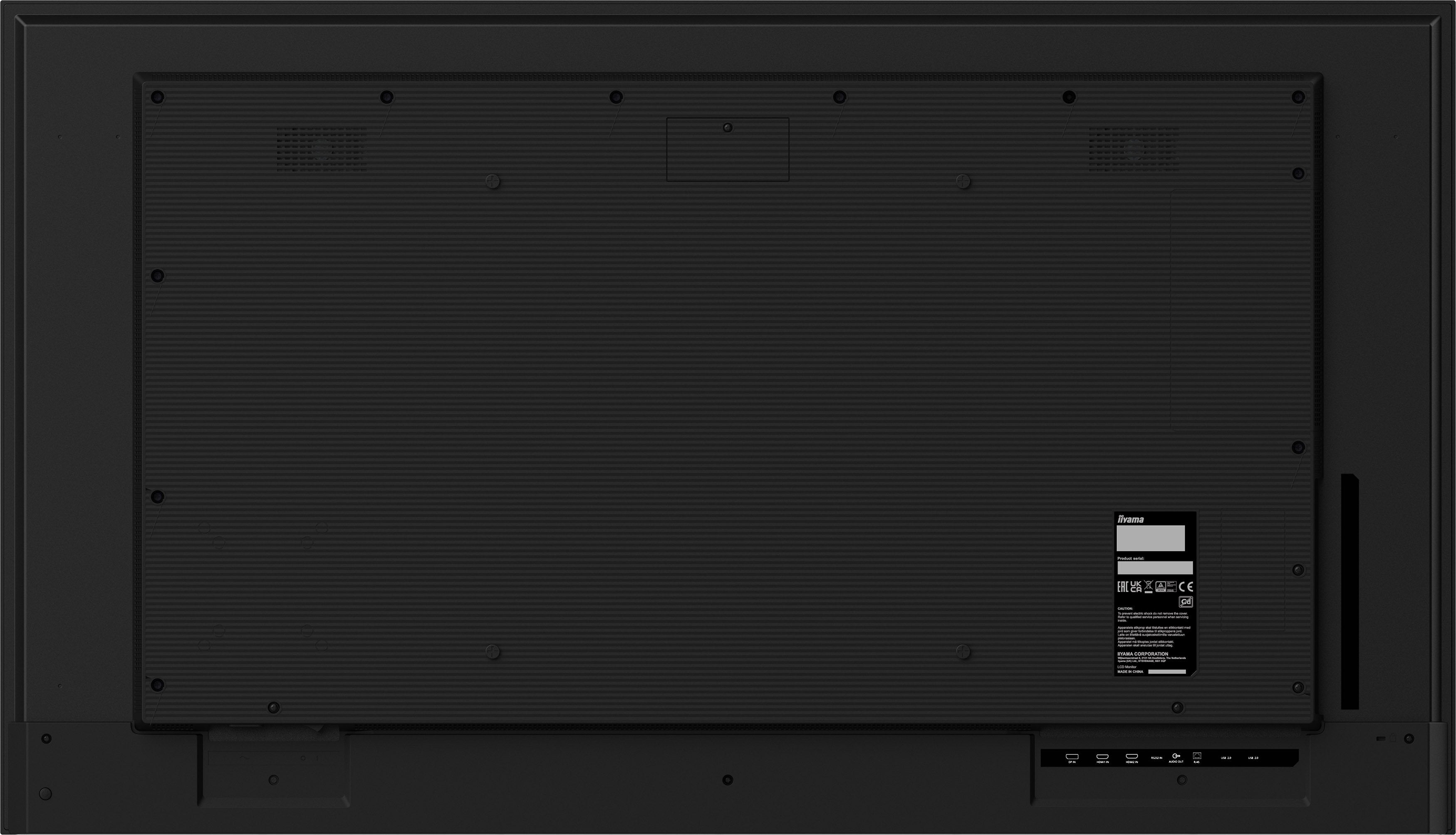 EAN 4948570123575 - iiyama LH5565UHSB-B1 pantalla de señalización Diseño de quiosco 138,7 cm (54.6") LED Wifi 800 cd / m² 4K imagen 12