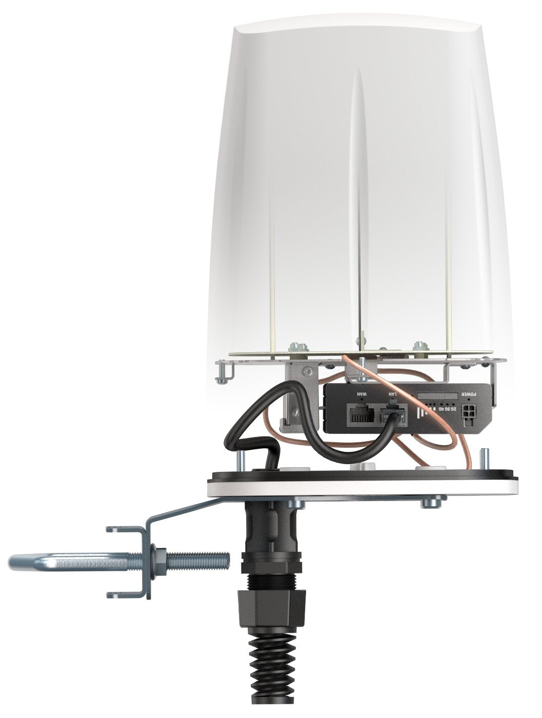 Quwireless Quspot Antena Para Red Antena Omnidireccional Poe/Lan 4 Dbi