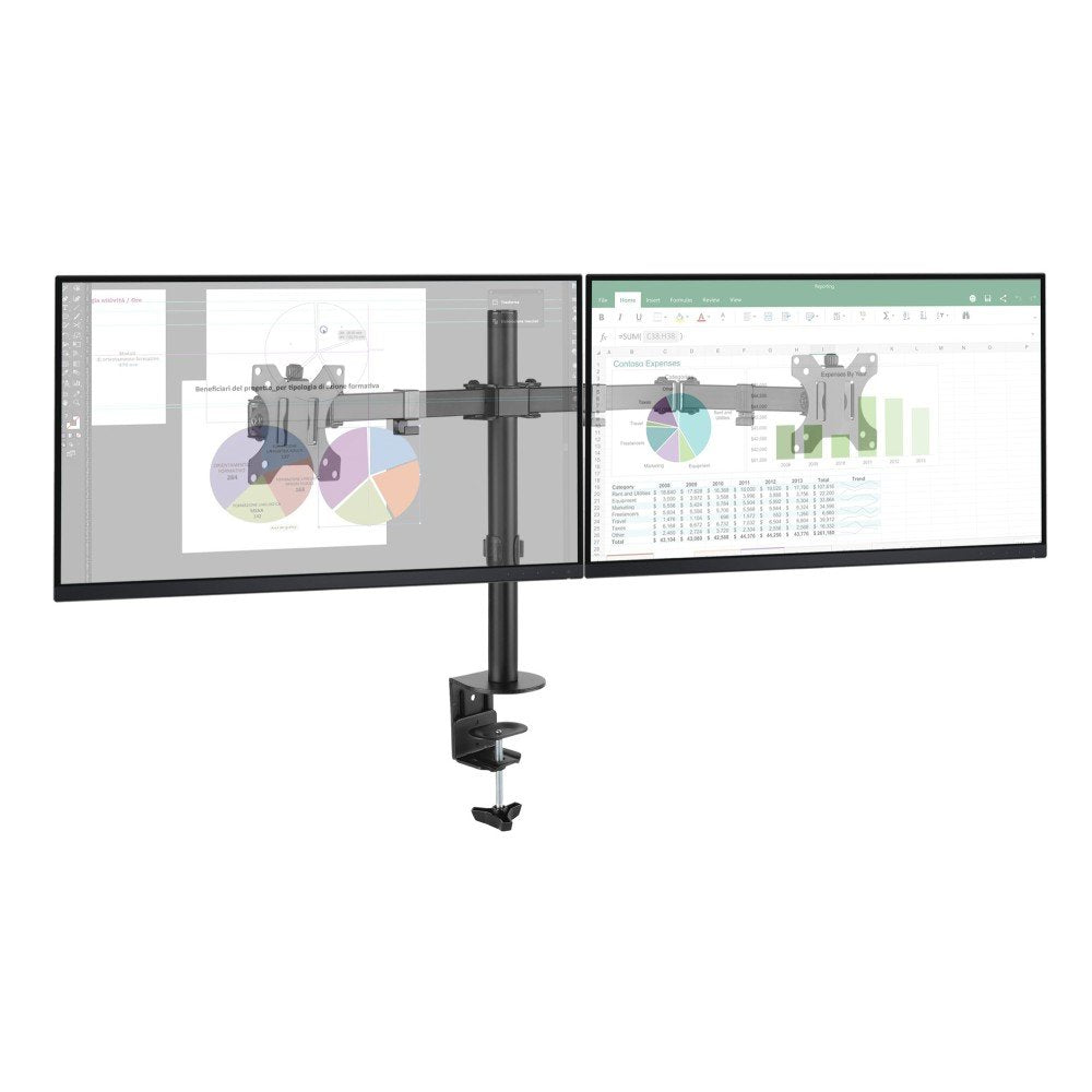 EAN 8059018360912 - Techly ICA-LCD 582-D soporte para monitor 81,3 cm (32") Escritorio Negro imagen 4