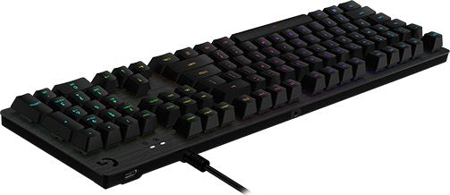 Logitech Gaming G512 - Tastatur - Hintergrundbeleuchtung - Usb - Azerty - Franzsisch - Tastenschalter: Gx Azul - Kohle