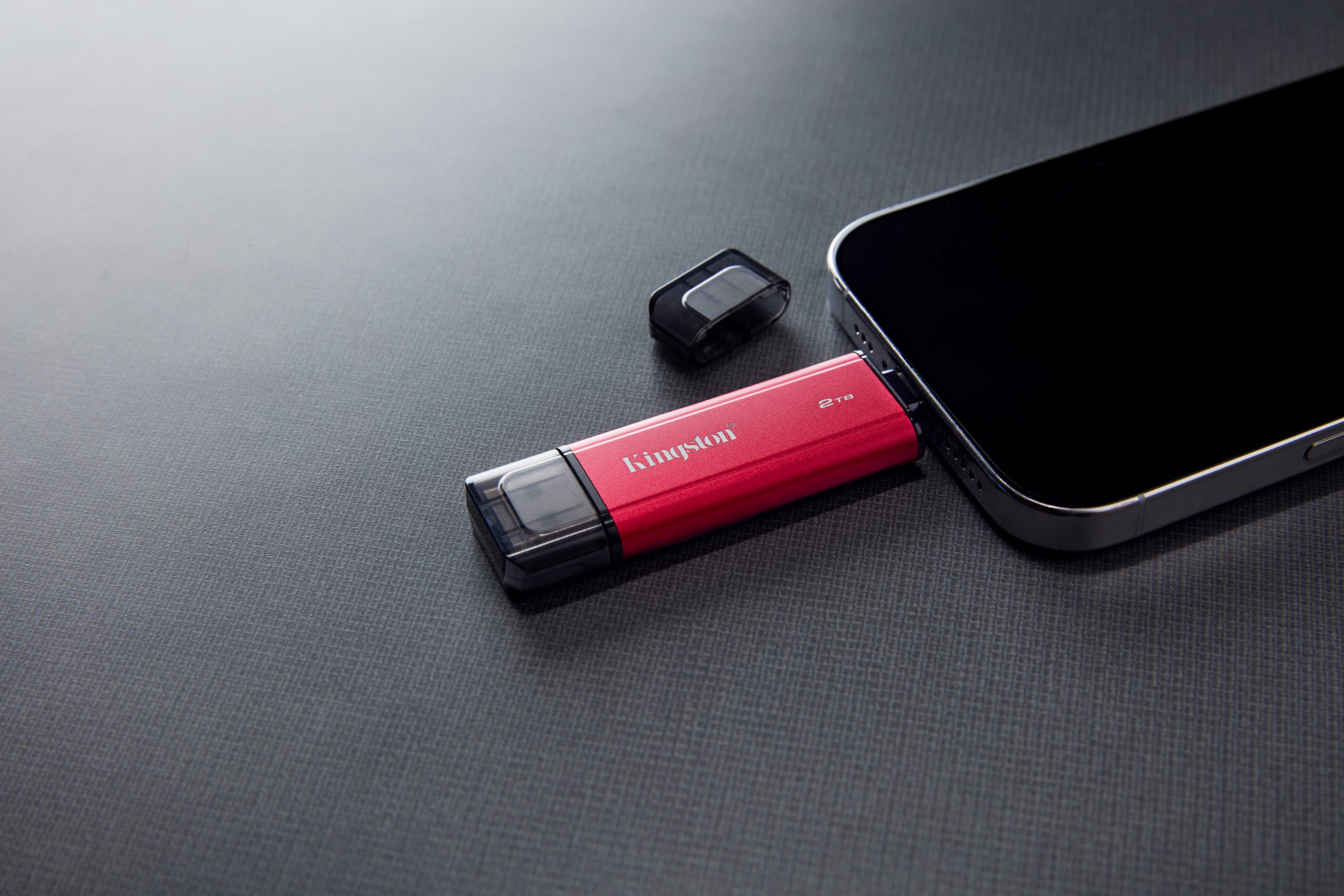EAN 0740617352214 - Kingston Technology Dual Portable USB Type-A / USB Type-C 3.2 Gen 2 (3.1 Gen 2) Negro, Rojo imagen 18