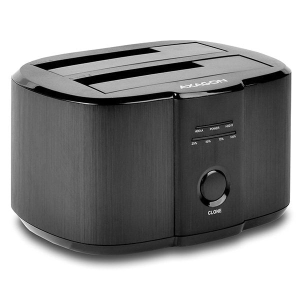 Axagon Estación De Acoplamiento Dual Adsa-St, Usb 3.0, 2x 2.5"/3.5" Ssd/Hdd, Sata 6 - Negro