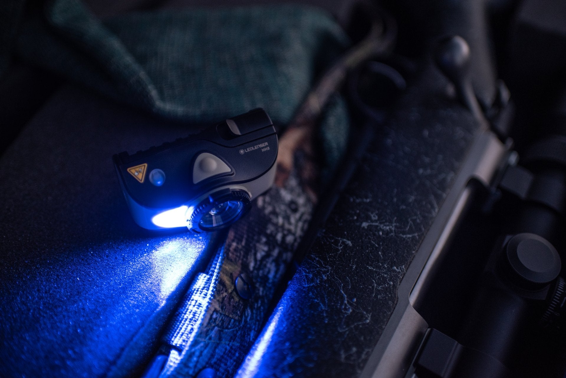 Linterna Ledlenser Mh 8 Negro-Negro