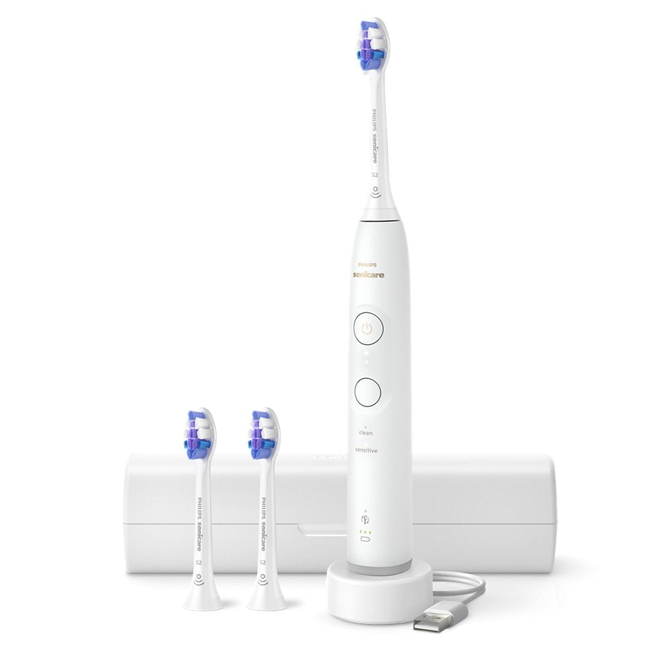 EAN 8720689021722 - Philips HX7400/02 cepillo eléctrico para dientes Adulto Cepillo dental sónico Blanco imagen 1