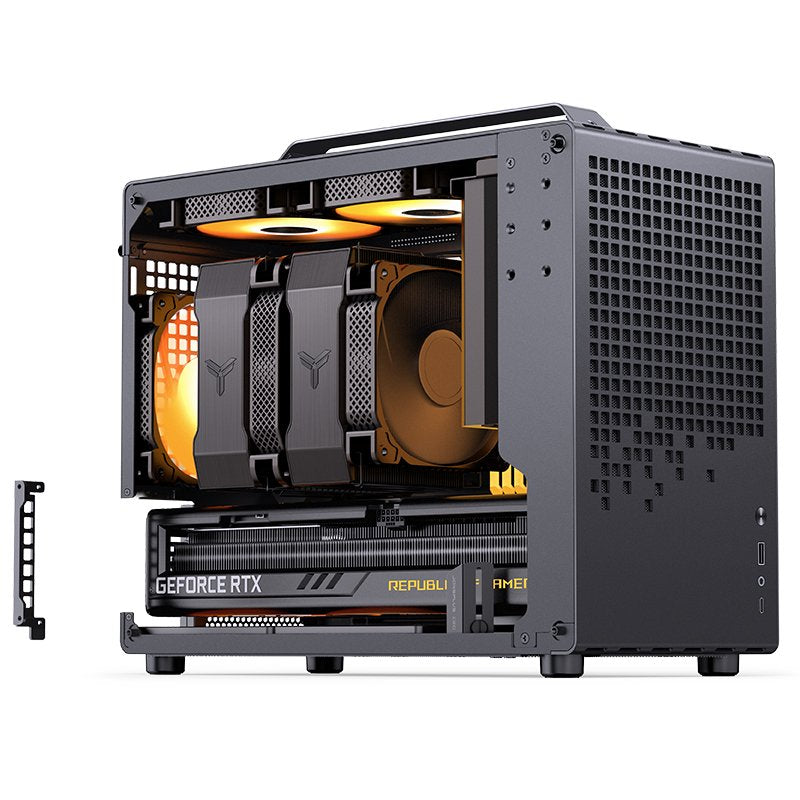 Jonsplus Z20 Micro-Atx Carcasa, Con Tragegriff - Negro