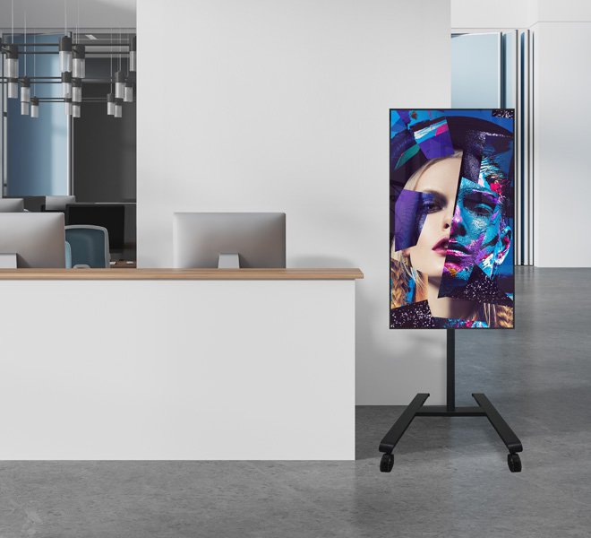 EAN 5019318308819 - B-Tech BT7504/B V2 soporte para pantalla de señalización 139,7 cm (55") Negro imagen 4