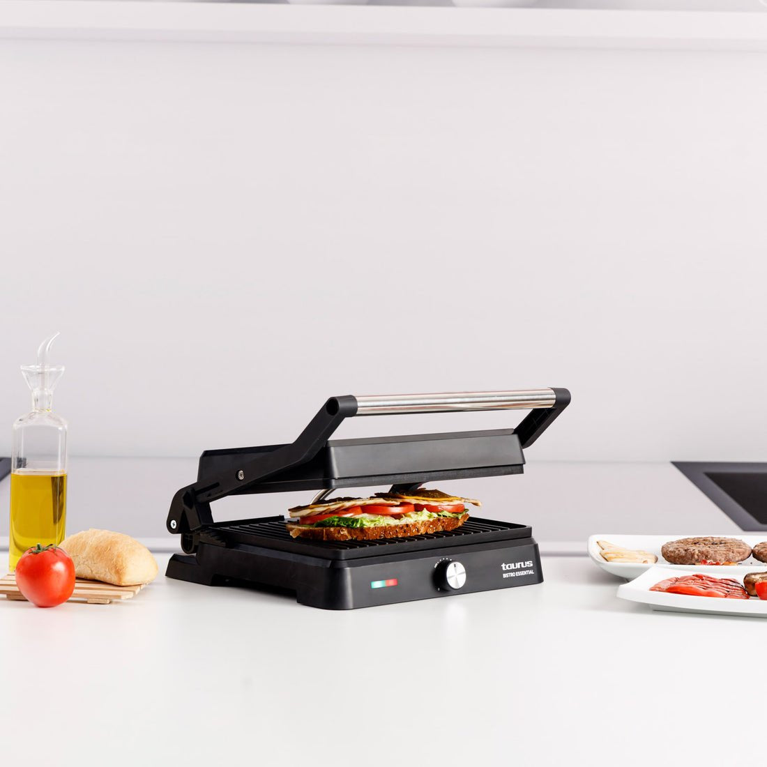 EAN 8414234681492 - Taurus Bistro Essential parrilla eléctrica de contacto imagen 2