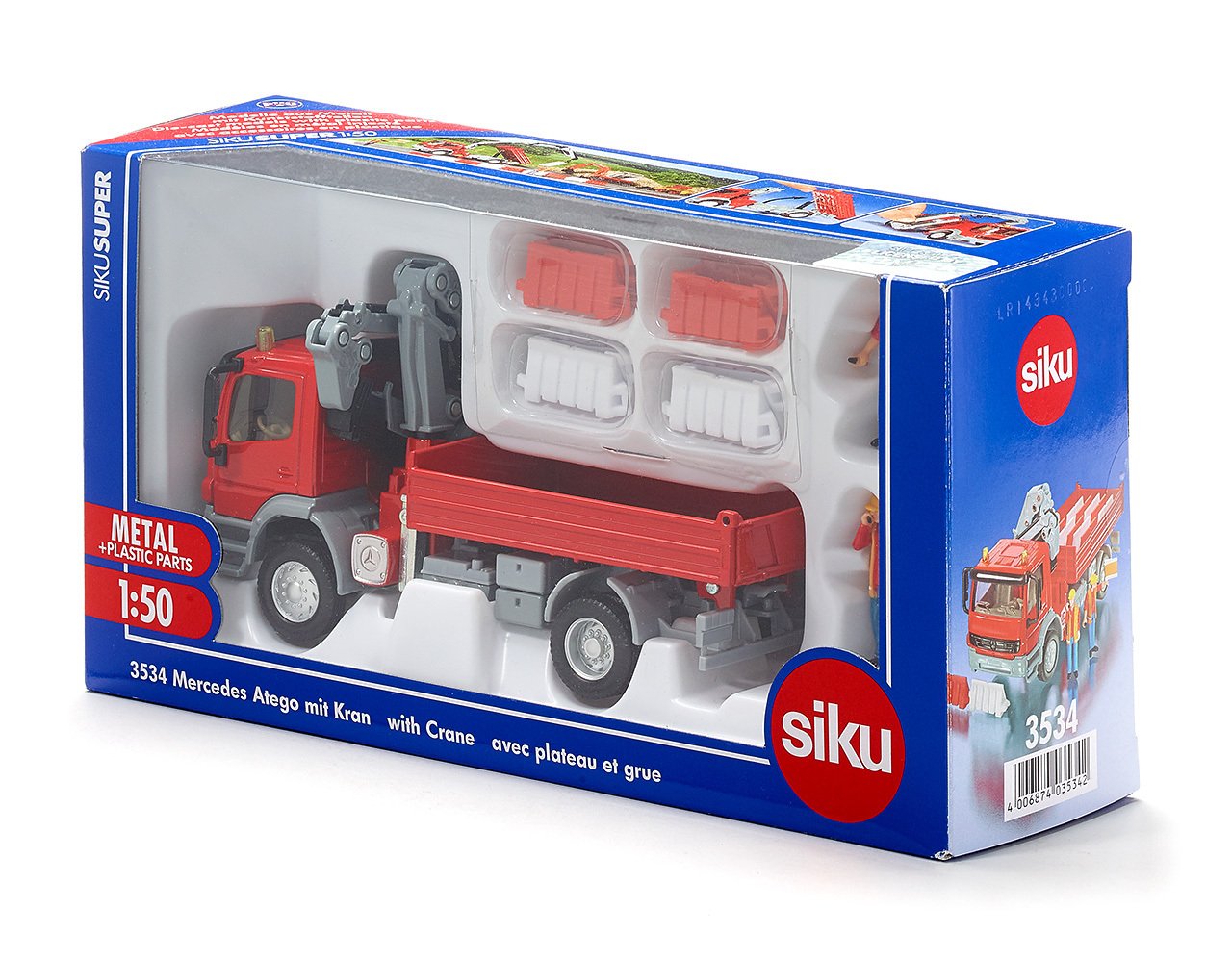 EAN 4006874035342 - Siku 3534 modelo a escala Camión grúa 1:50 imagen 8
