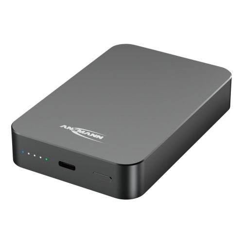 Ansmann 1700-0199, 10000 Mah, Lithium Polymer (Lipo), Inalámbrico Aufladen, 3,7 V, Antracita