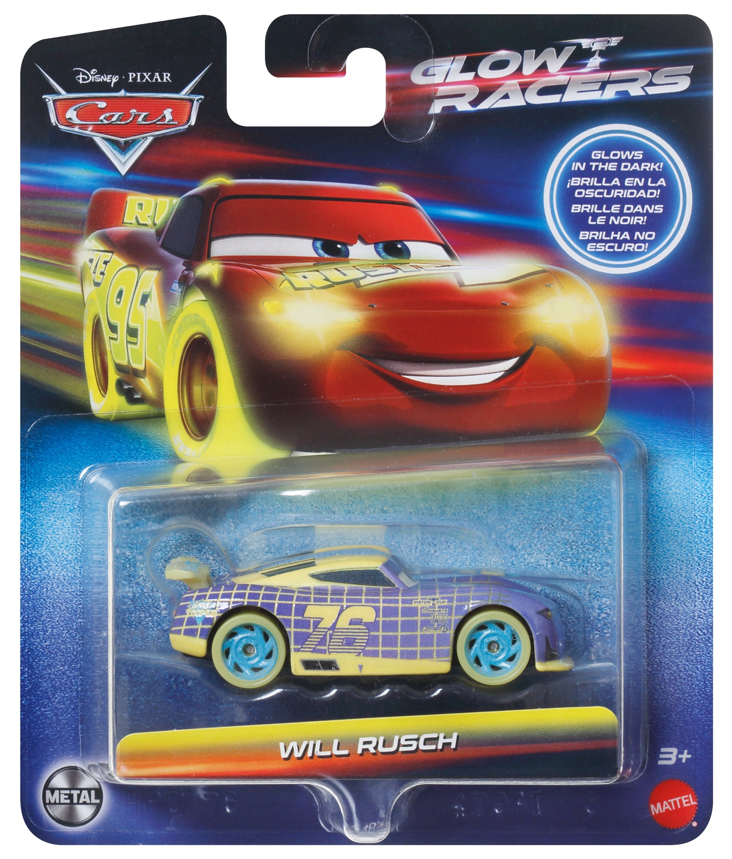 Pojazd Cars Glow Racers