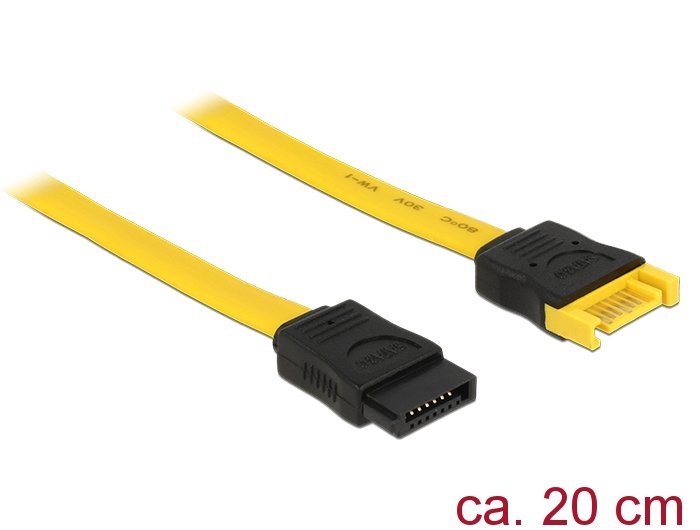 Delock Cable De Extensión Sata 6 Gb/S Macho > Sata Hembra