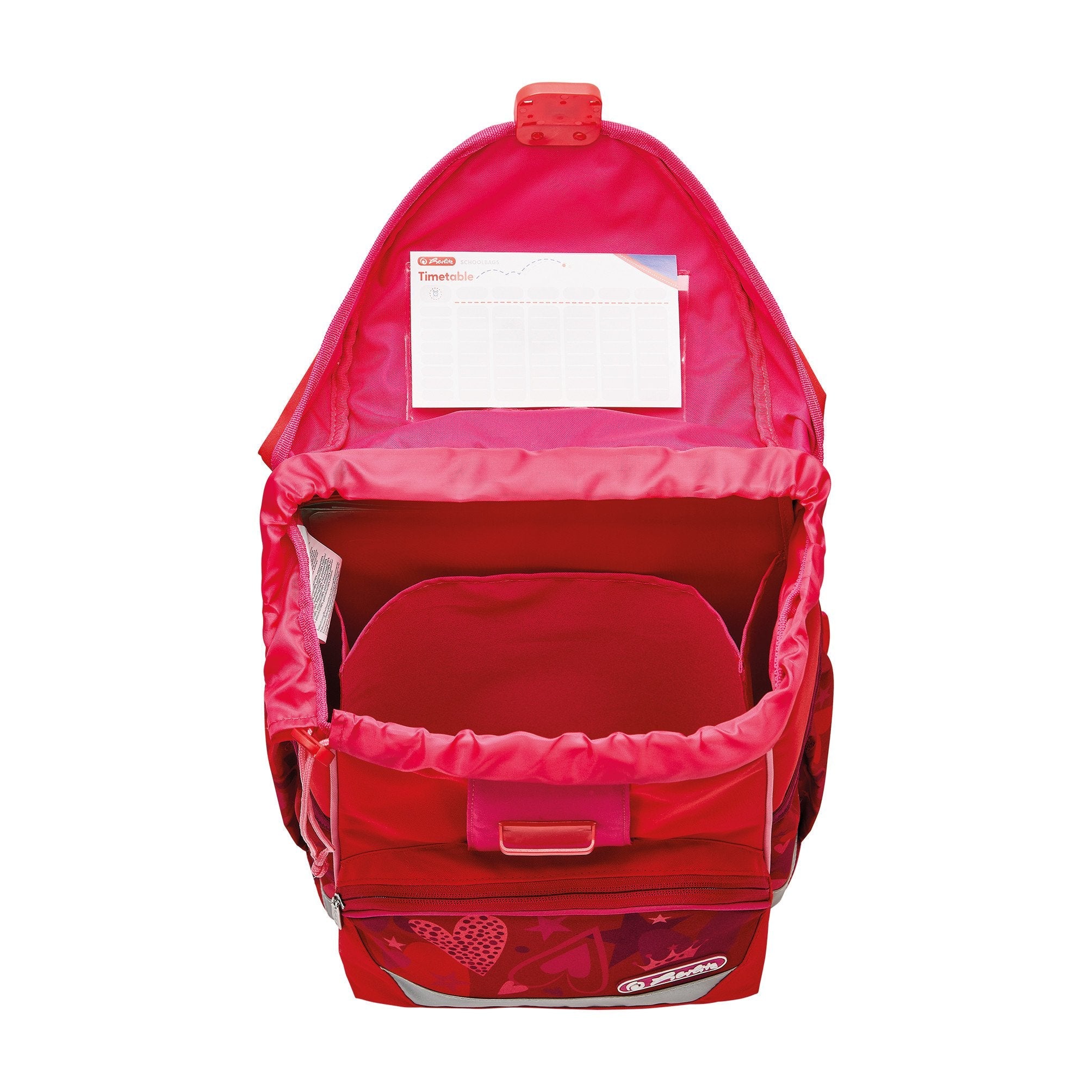 EAN 4008110284392 - Herlitz UltraLight Plus Sweet Hearts juego de mochila escolar Chica Poliéster Rojo imagen 5