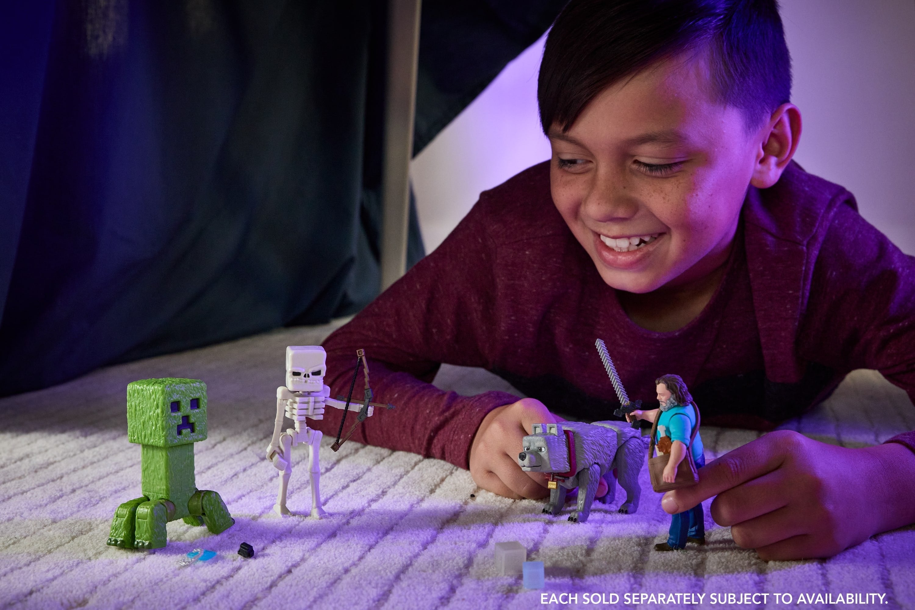 Mattel Minecraft Movie Steve Actionfigur Und Zubehör (Spielset Mit 10 Cm Figur) Jfr57