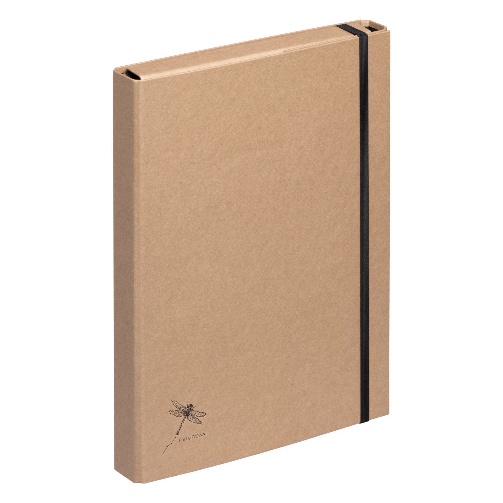 Pagna Sammelbox A4 Pur Gummizugverschluss Natur