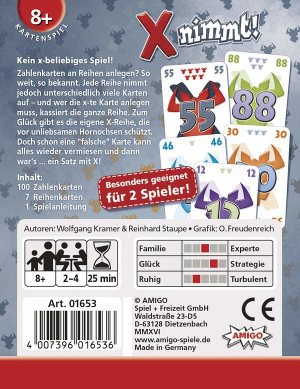 EAN 4007396016536 - Amigo 01653 juego de tablero Juego De Cartas Emparejamiento imagen 3