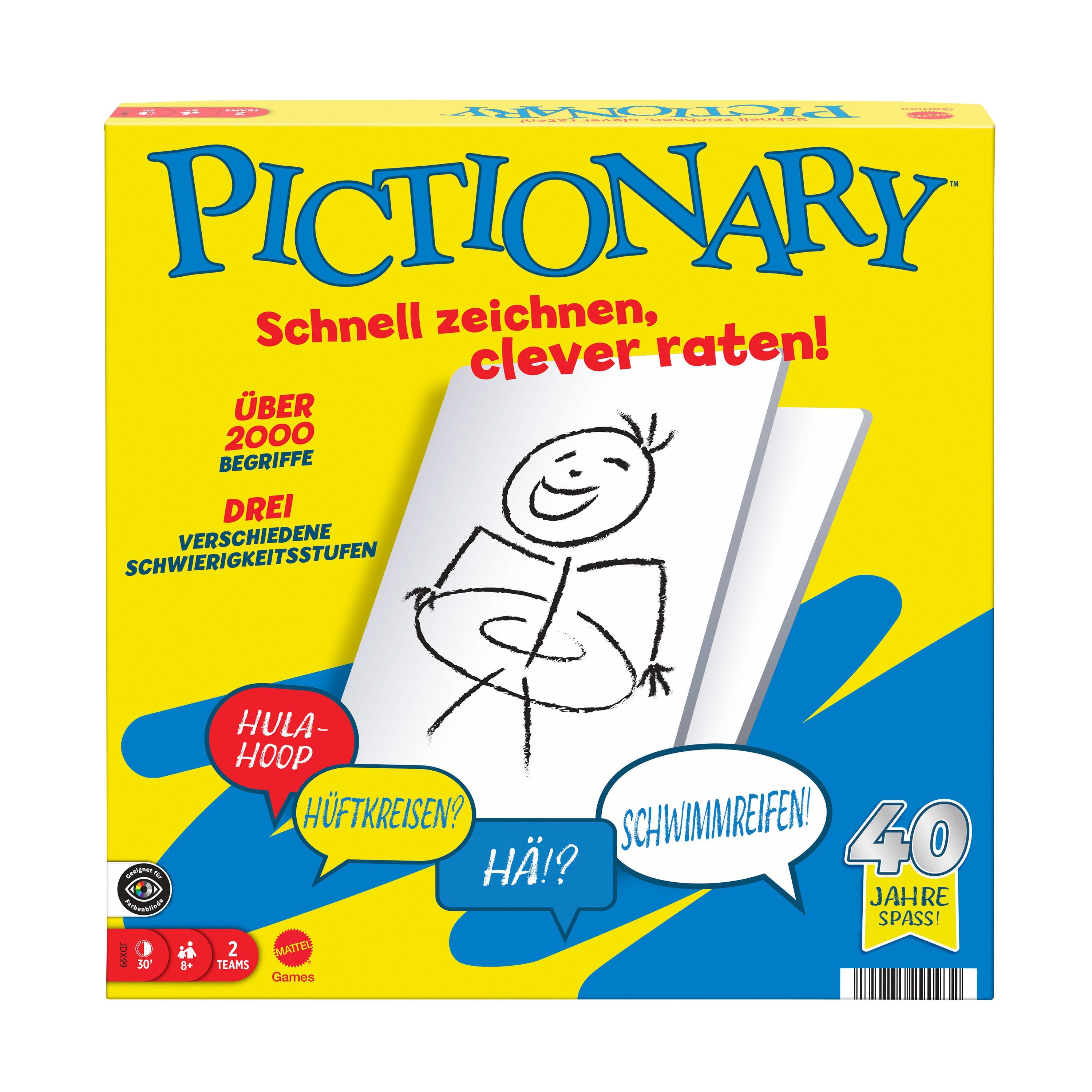 EAN 0194735290932 - Games Pictionary 30 min Juego de mesa Dibujo imagen 1