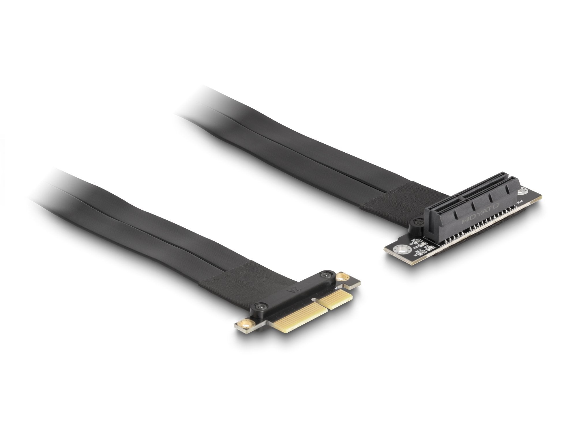 Delock 88026 Tarjeta Elevadora Pci Express X4 Macho A Ranura X4 Con Ángulo De 90° Con Cable 60 Cm
