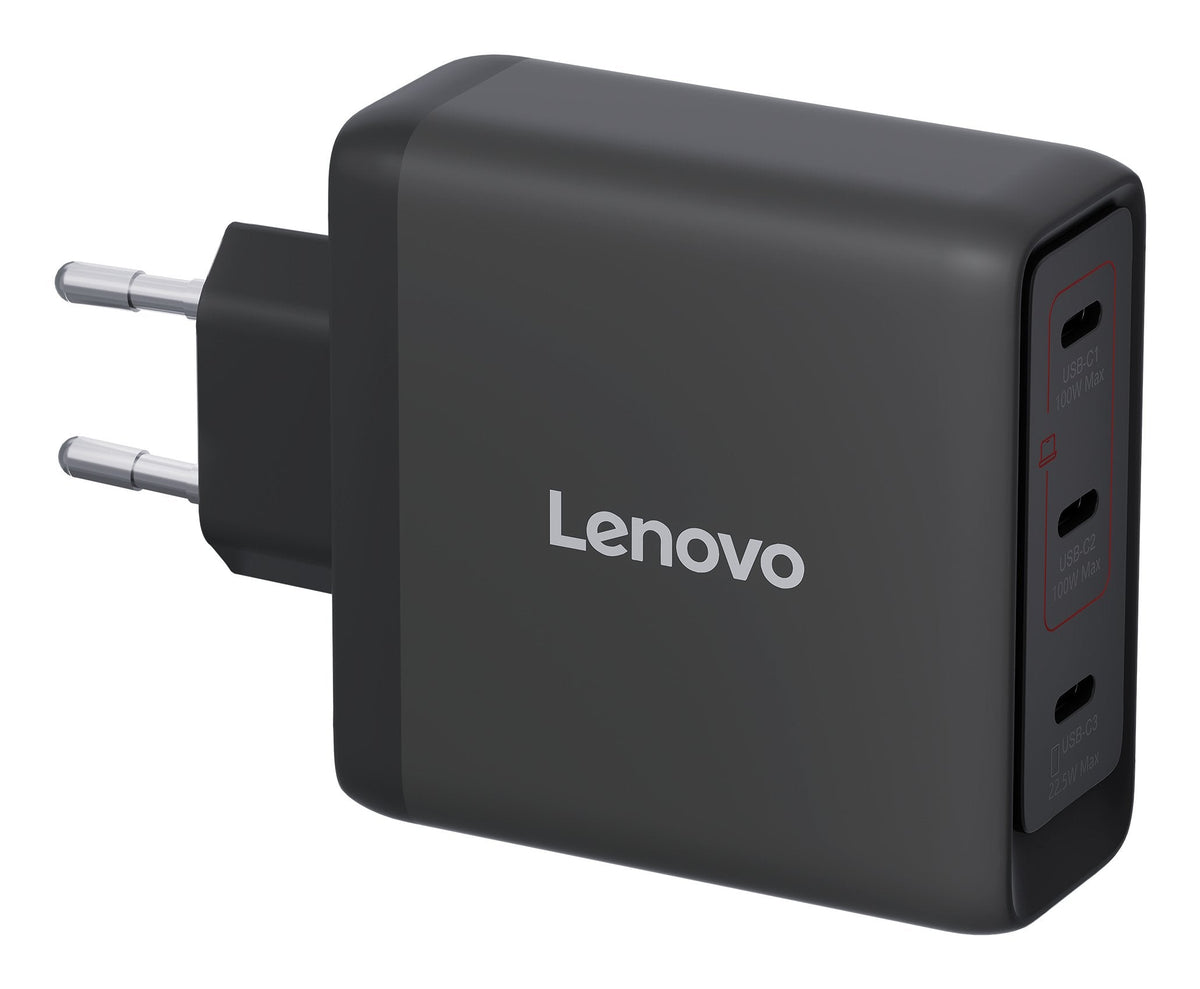 Lenovo 100w Gan 3 Ports Usb-C Triple Ac Adapter