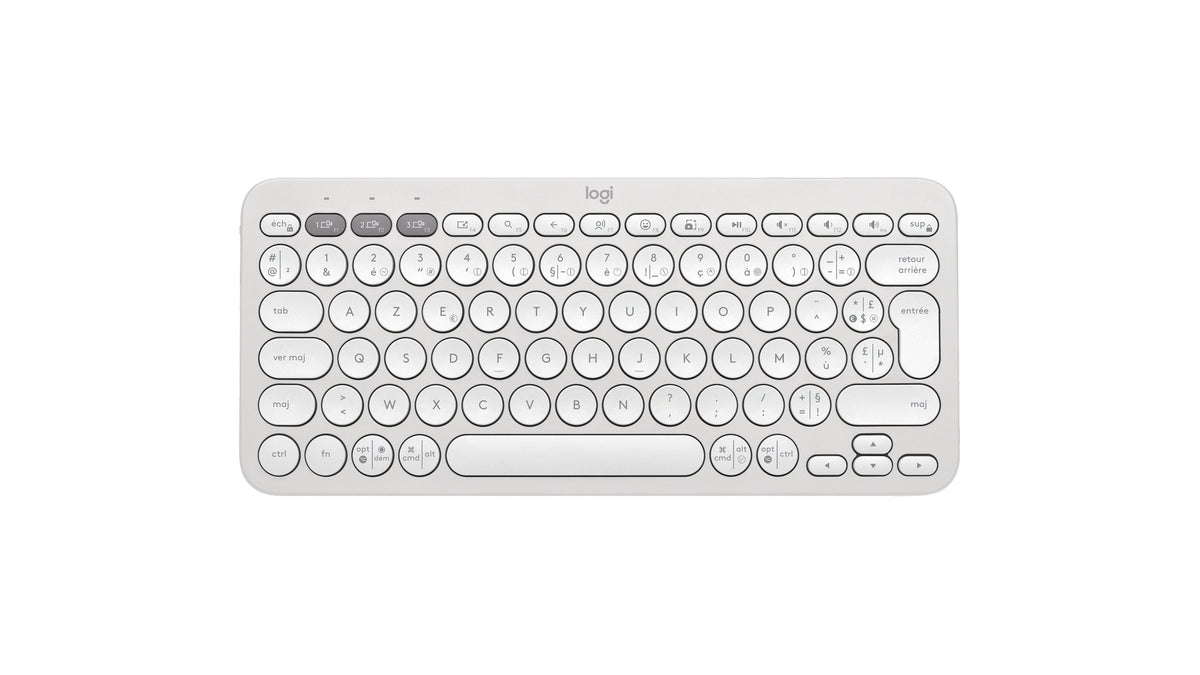 Pebble Keys 2 K380s Tonal White - Fra Bt N/A Central-419universal
