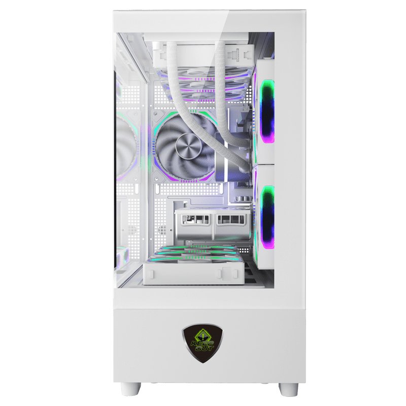 EAN 8435099533580 - KeepOut XC-301W GLASS carcasa de ordenador Blanco imagen 2