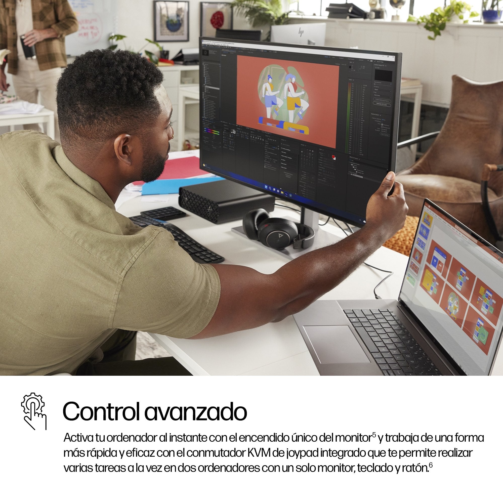 EAN 5715063476536 - HP Series 7 Pro 31.5 inch 4K Thunderbolt 4 Monitor - 732pk pantalla para PC 80 cm (31.5") 3840 x 2160 Pix imagen 8