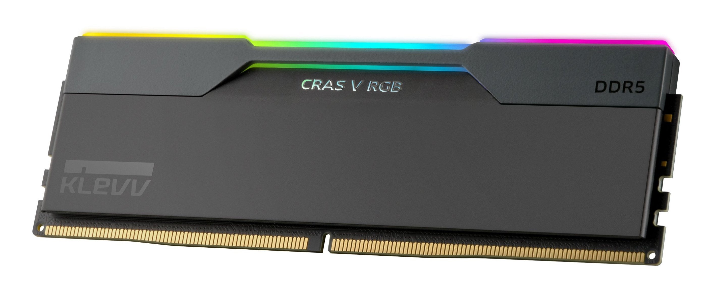Klevv Memoria Ram Cras V Rgb Obsidian Negro - 32 Gb (2 X 16 Gb Kit) - Ddr5 6400 Udimm Cl30